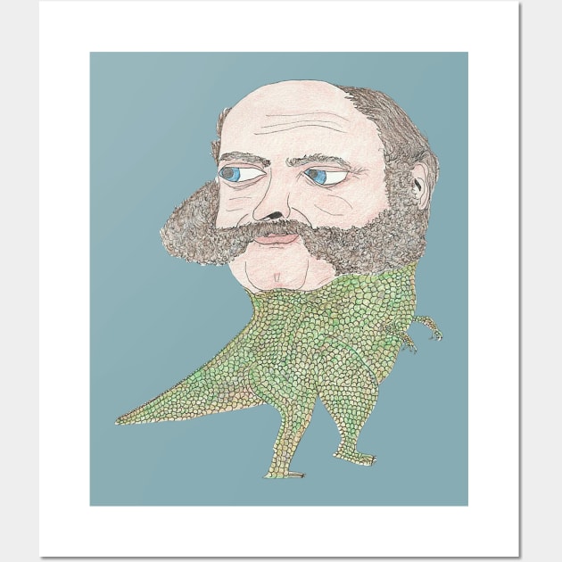 Ambrose Burnside Wall Art by Doodle Dandies